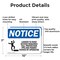 Signmission Ladder To Roof Access Requires OSHA Notice Sign, Aluminum, 10in W x 7in L, 2PK OS-2PACK-NS-A-710-L-13950 - alternate 7